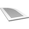 Ekena Millwork Quarter Round Top Right Surface Mount PVC Gable Vent w/ 3-1/2"W x 1"P Standard Frame, 20"W x 42"H GVPQR20X4201SF - alternate 4